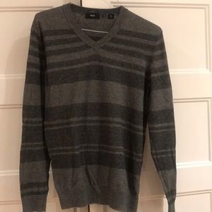 Men's incredible grey BOSS by Hugo Boss sweater
